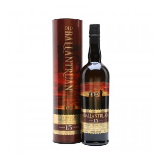OLD BALLANTRUAN 15 Year Old THE PEATED MALT 