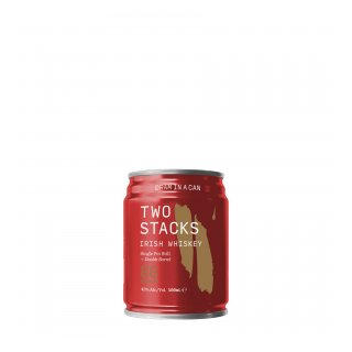 TWO STACKS DRAM IN A CAN - Single Pot Still Double Barrel - Red 43% 100ml