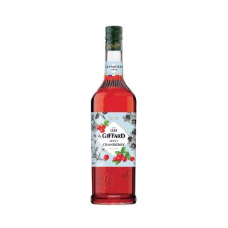GIFFARD SYRUP CRANBERRY 1L
