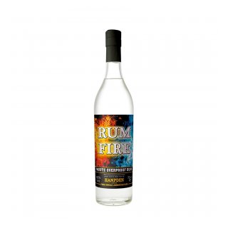 HAMPDEN Rum FIRE white Overproof  63%