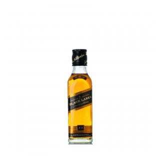 JOHNNIE WALKER BLACK LABEL 200ml Bottle glass
