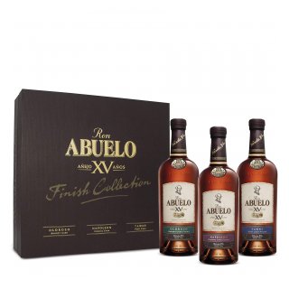 SET ABUELO Finish Cask 3 bottles pack 40%