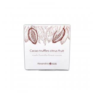 ΤΡΟΥΦΕΣ ALEXANDROS ΚΑΚΑΟ ΜΕ ΕΣΠΕΡΙΔΟΕΙΔΗ 90gr